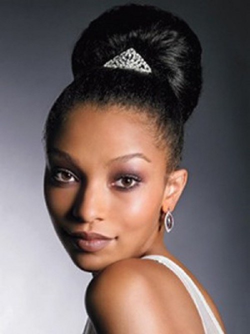 Wedding Bun Hairstyles For Black Hair
 wallpaper HD Updo Hairstyles for Black Women with Braids