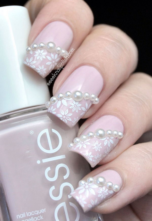 Wedding Design Nails
 40 Amazing Bridal Wedding Nail Art for Your Special Day
