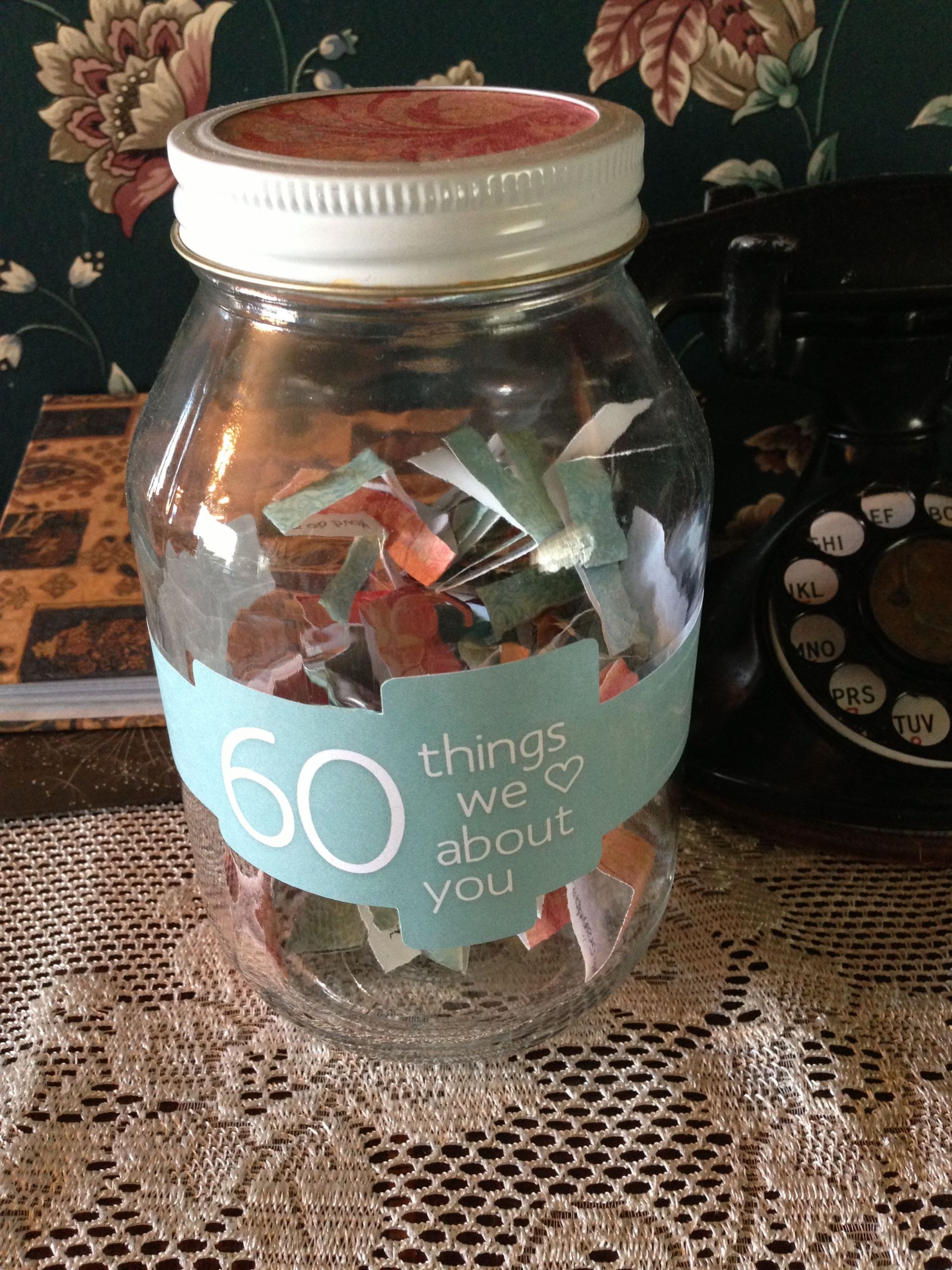Wedding Gift Ideas For 60 Year Olds
 Mom s 60th birthday present