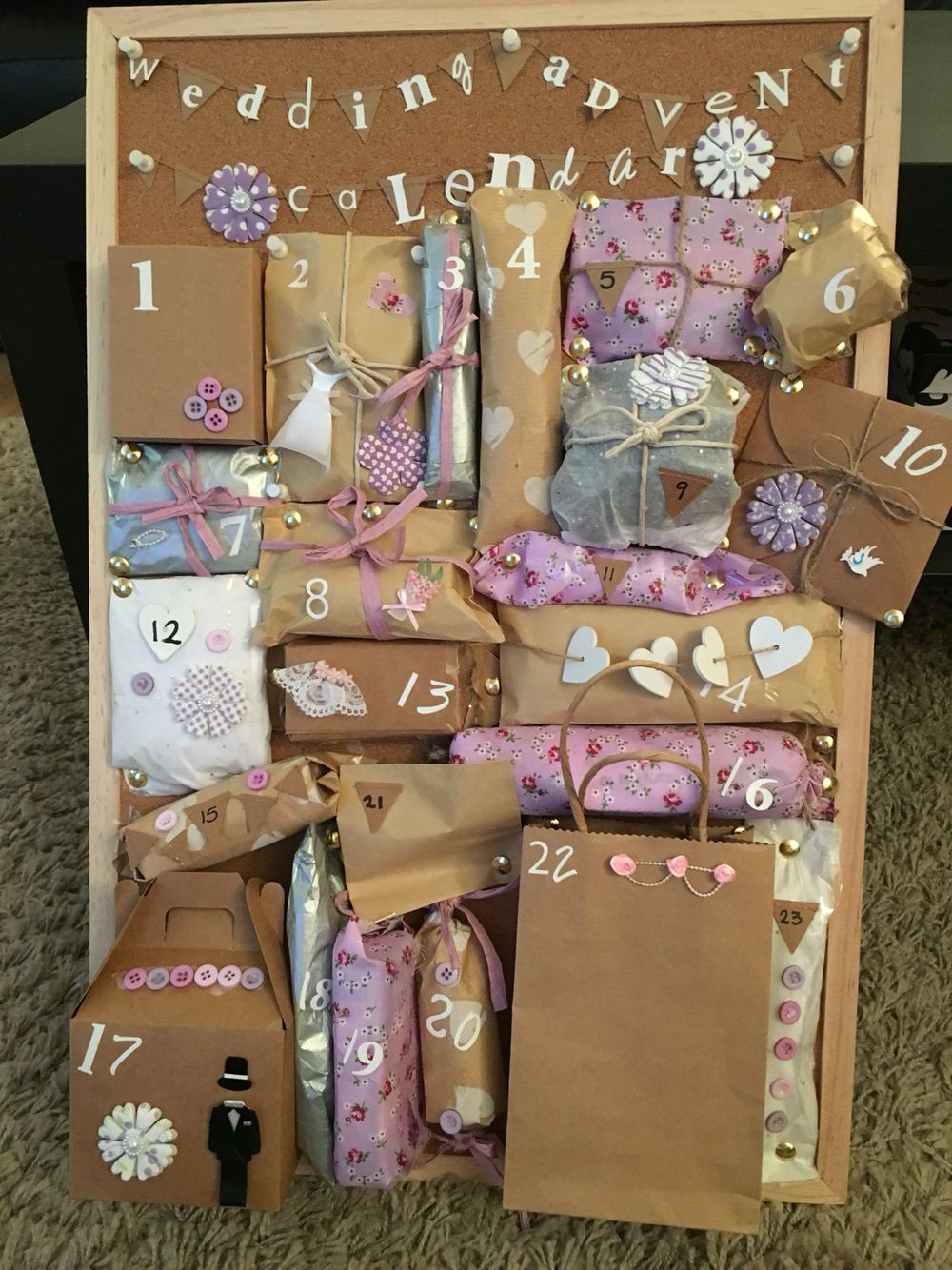 Wedding Gift Ideas For Best Friend Bride
 Made this wedding advent calendar for my best friend who