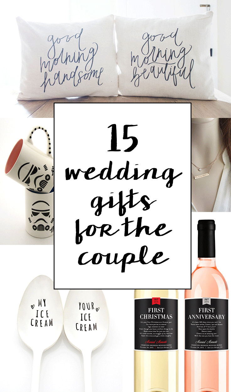 Wedding Gift Ideas For Bridegroom
 15 Sentimental Wedding Gifts for the Couple