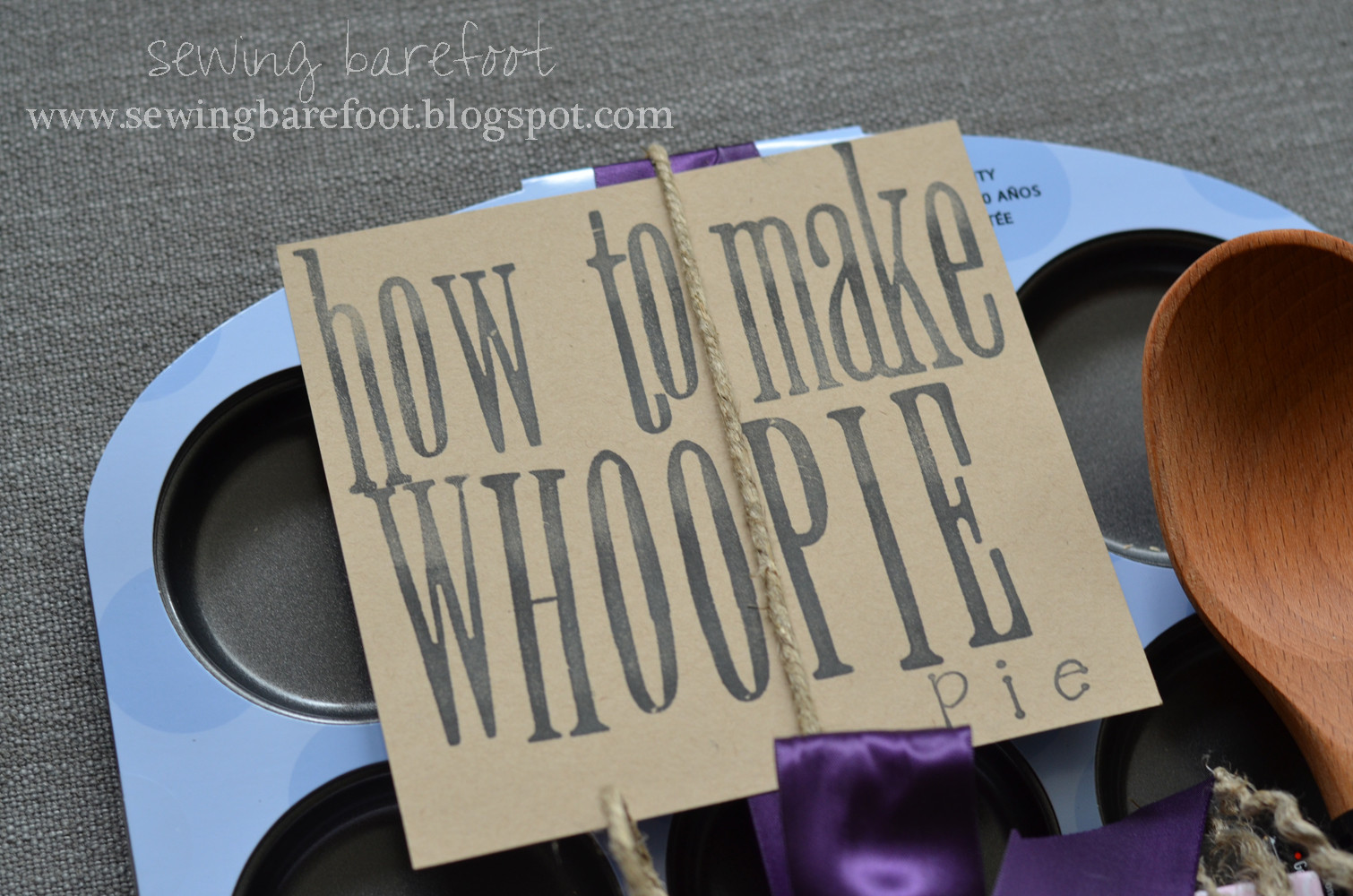 Wedding Gift Ideas For Coworker
 Sewing Barefoot "how to make whoopie" an adorable bridal