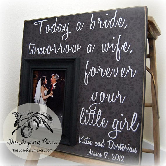 Wedding Gift Ideas For Dad
 Wedding Gift Ideas for Dad Father of the Bride Gift Custom
