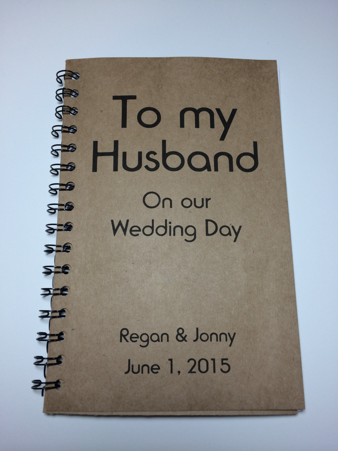 Wedding Gift Ideas For Husband
 To my Husband on our Wedding Day Journal Notebook