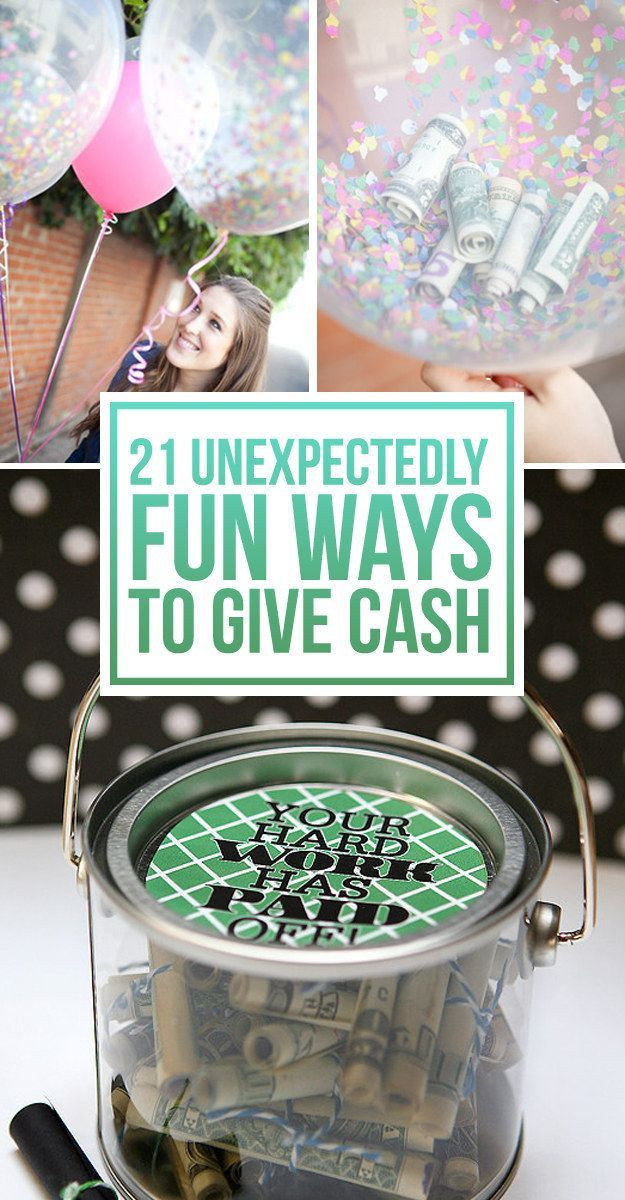 Wedding Gift Money Ideas
 21 Surprisingly Fun Ways To Give Cash As A Gift