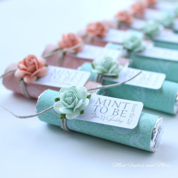 Wedding Give Away Gift Ideas
 Mint wedding Favors Set of 200 mint rolls "Mint to be