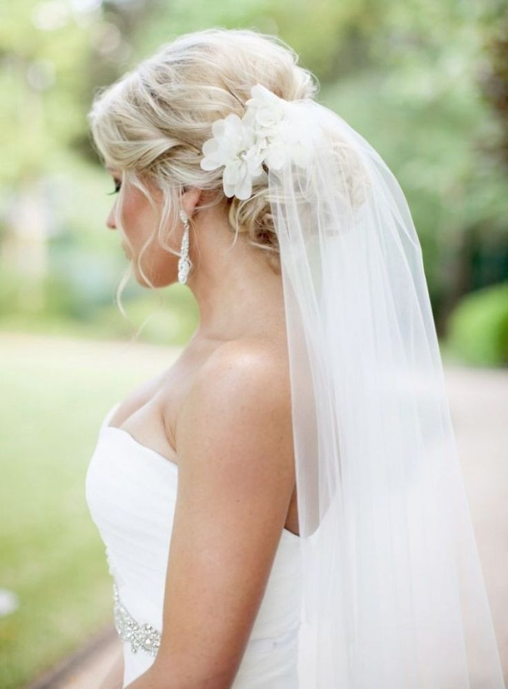 Wedding Hairstyle With Veil
 11 Cute & Romantic Hairstyle Ideas for Wedding