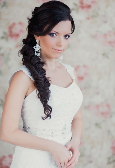 Wedding Hairstyles On The Side
 Hairstyles with Side Braids for Wedding