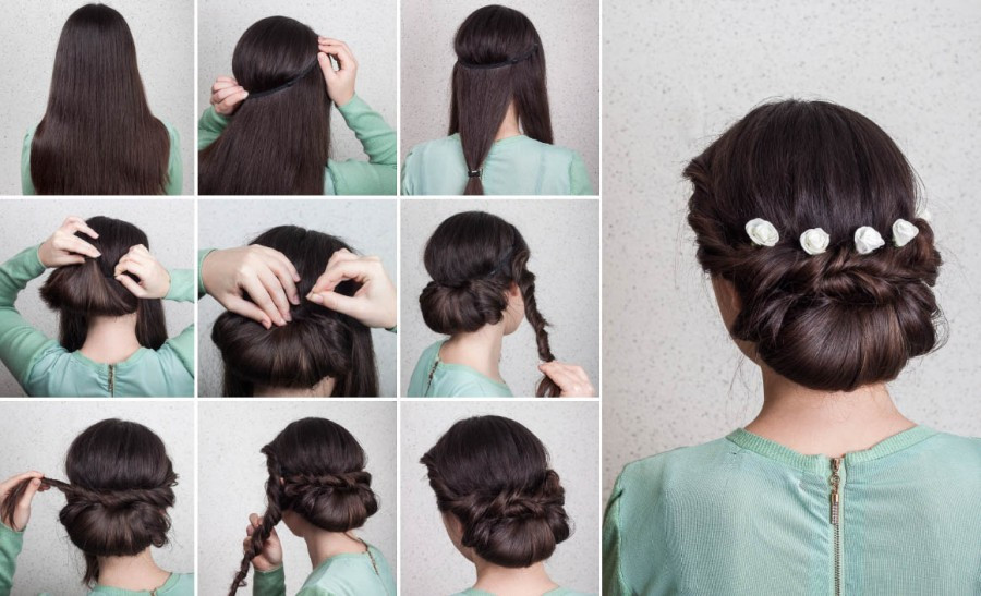 Wedding Hairstyles Step By Step
 Wedding hairstyles elegant updo tutorial in 10 easy steps