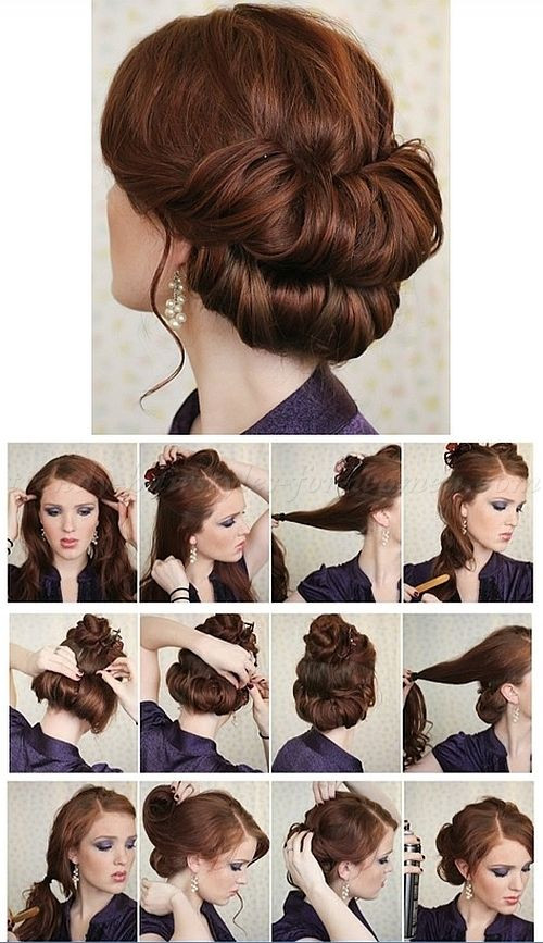 Wedding Hairstyles Step By Step
 step by step hairstyle tutorials double chignon step by