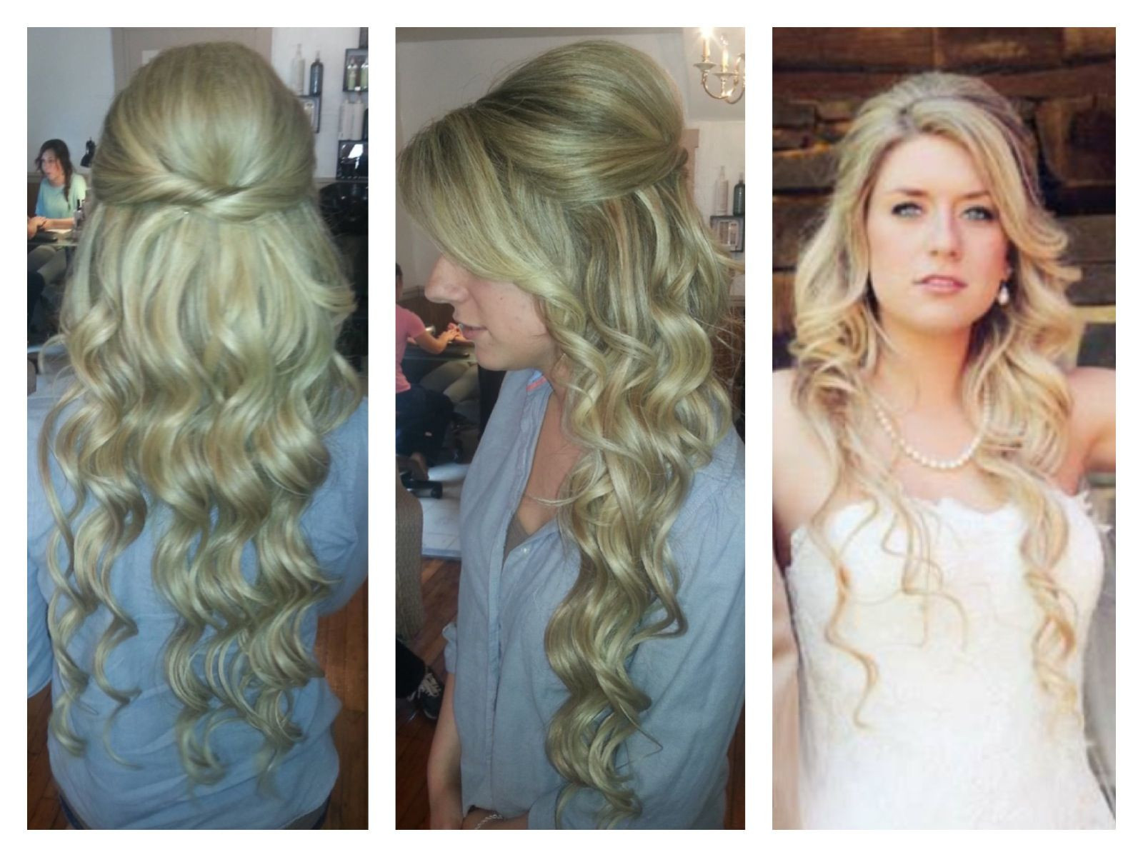 Wedding Hairstyles With Extensions
 Bridal hair Long hair Extensions Blonde hair
