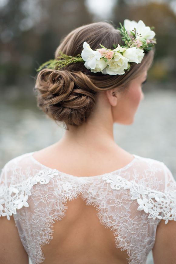 Wedding Hairstyles With Flowers
 wedding hairstyles updos with flowers