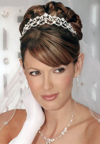 Wedding Hairstyles With Tiara
 thestylemongers wedding hair styles wallpapers