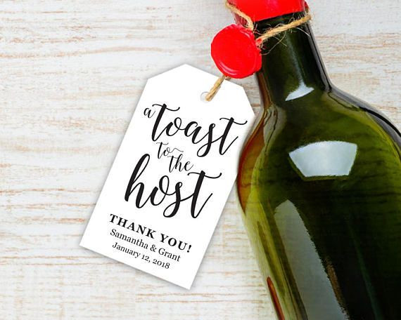 Wedding Host And Hostess Gift Ideas
 28 best Favor Tag & Label Templates images on Pinterest