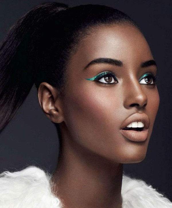Wedding Makeup For Dark Skin
 Picture a fashion forward makeup with a matte lip
