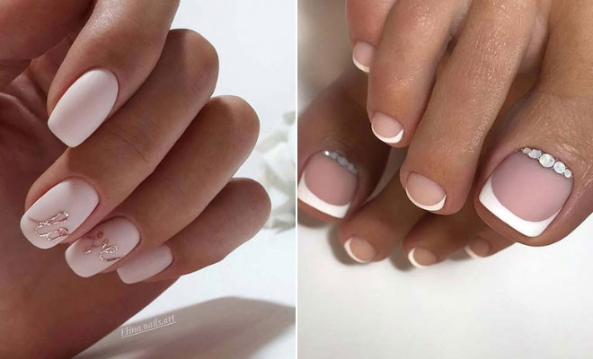 Wedding Nails For Bride
 23 Pretty Wedding Nail Ideas for Brides to Be