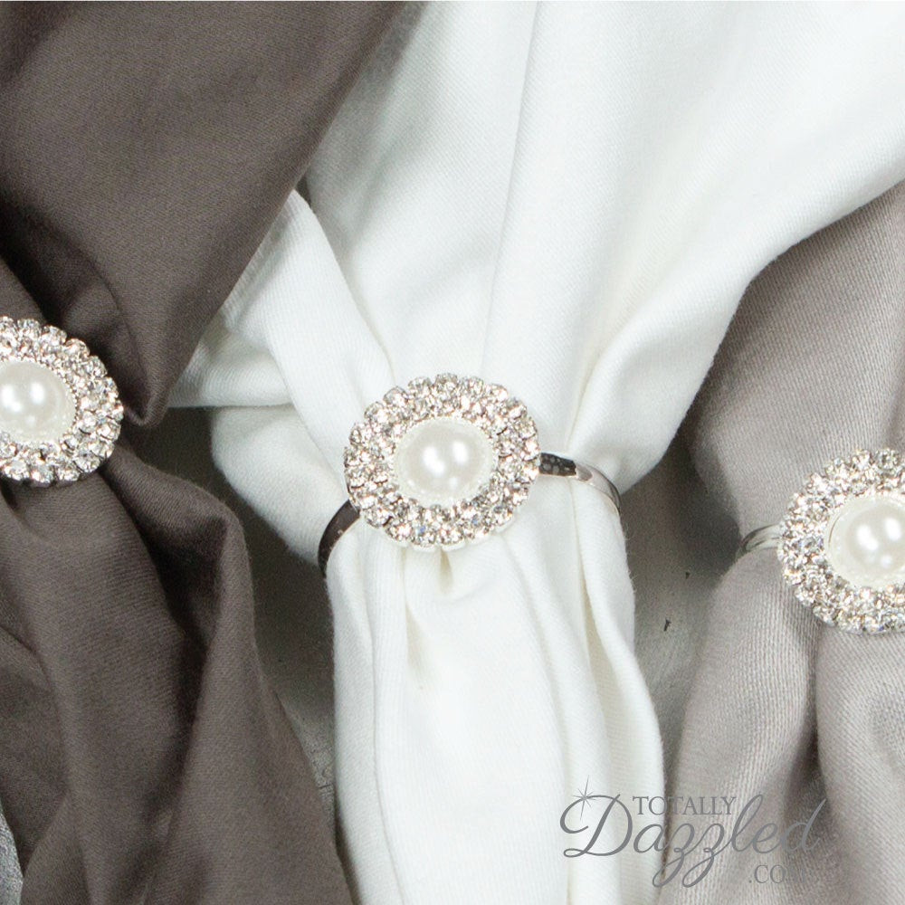 Wedding Napkin Rings
 1pc Napkin Ring Pearl Wedding Napkin Rings by
