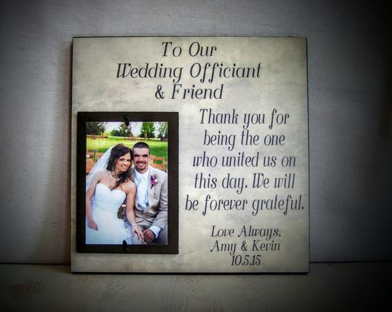 Wedding Officiant Gift Ideas
 Wedding ficiant Gift Perfect For The Friend & Wedding