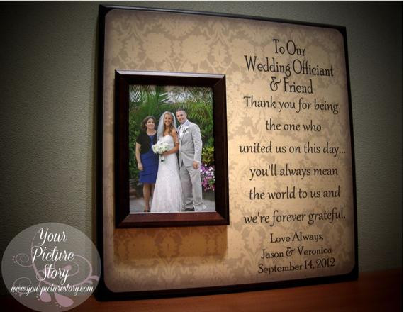 Wedding Officiant Gift Ideas
 Wedding ficiant Gift Perfect For The by YourPictureStory