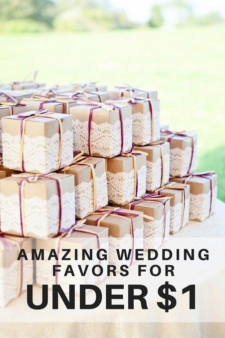 Wedding Party Gift Ideas Cheap
 Wedding Favors for Less Than $1