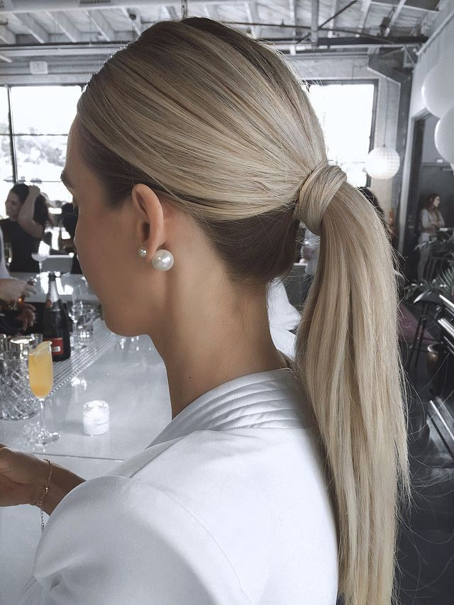 Wedding Ponytails Hairstyles
 Bridal Shower Ponytail Moment The Skinny Confidential