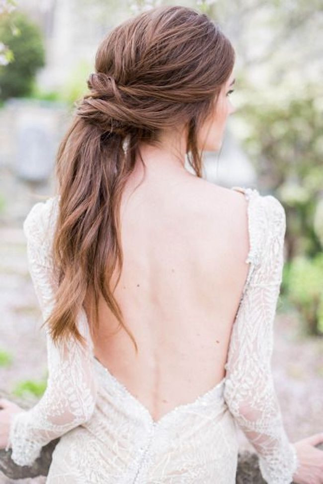 Wedding Ponytails Hairstyles
 Gorgeous wedding hairstyles for long hair
