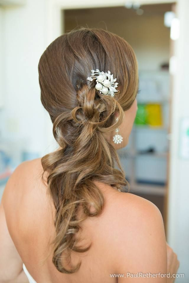Wedding Ponytails Hairstyles
 Wedding hair side ponytail Wedding Hairstyles