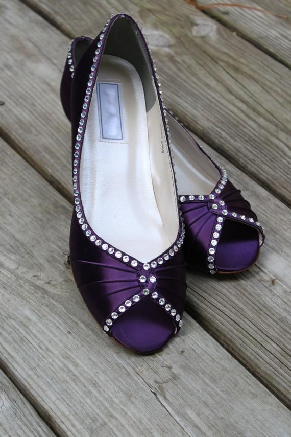 Wedding Shoes Purple
 Unavailable Listing on Etsy