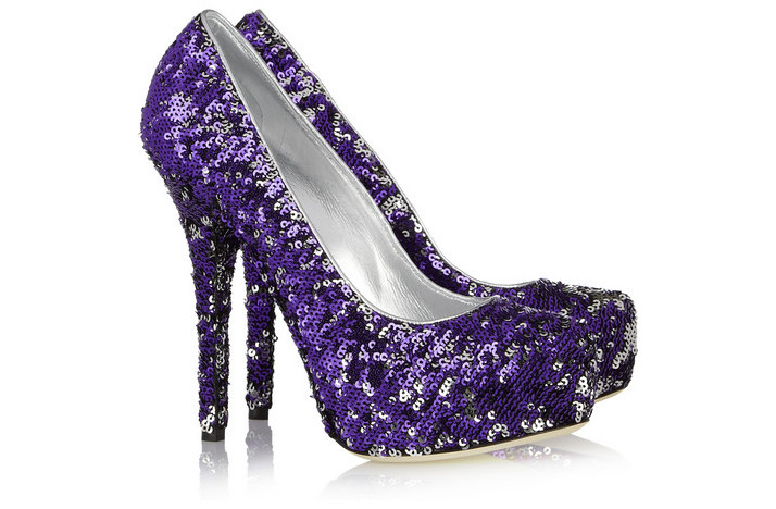 Wedding Shoes Purple
 funky wedding shoes 2012 bridal heels purple sparkly