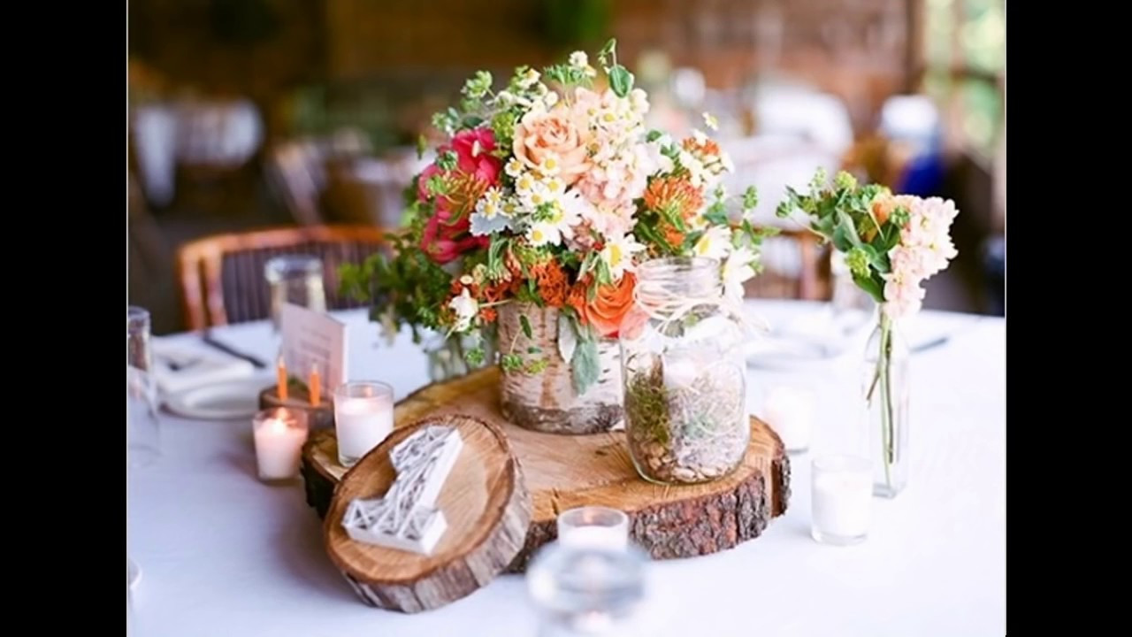 Wedding Table Decorations DIY
 Easy Diy ideas for rustic wedding decorations