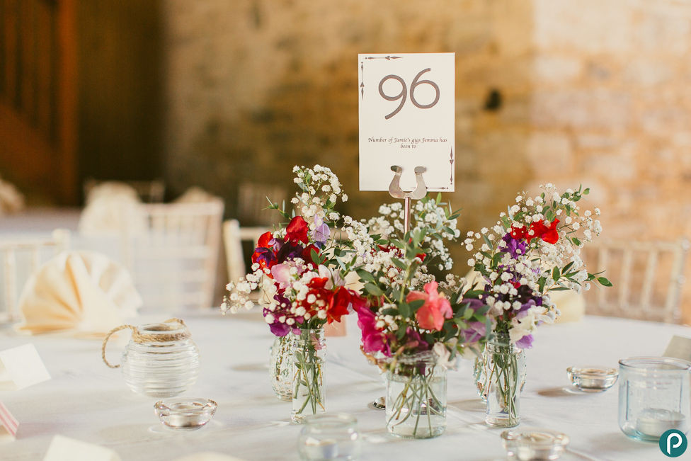 Wedding Table Decorations DIY
 Barn weddings Kingston Country Courtyard