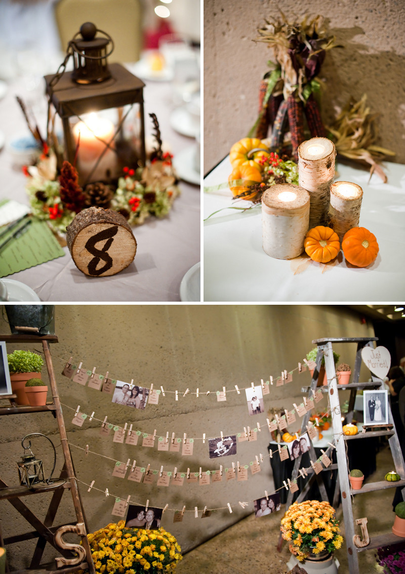 Wedding Table Decorations DIY
 Rustic DIY Fall Wedding Every Last Detail