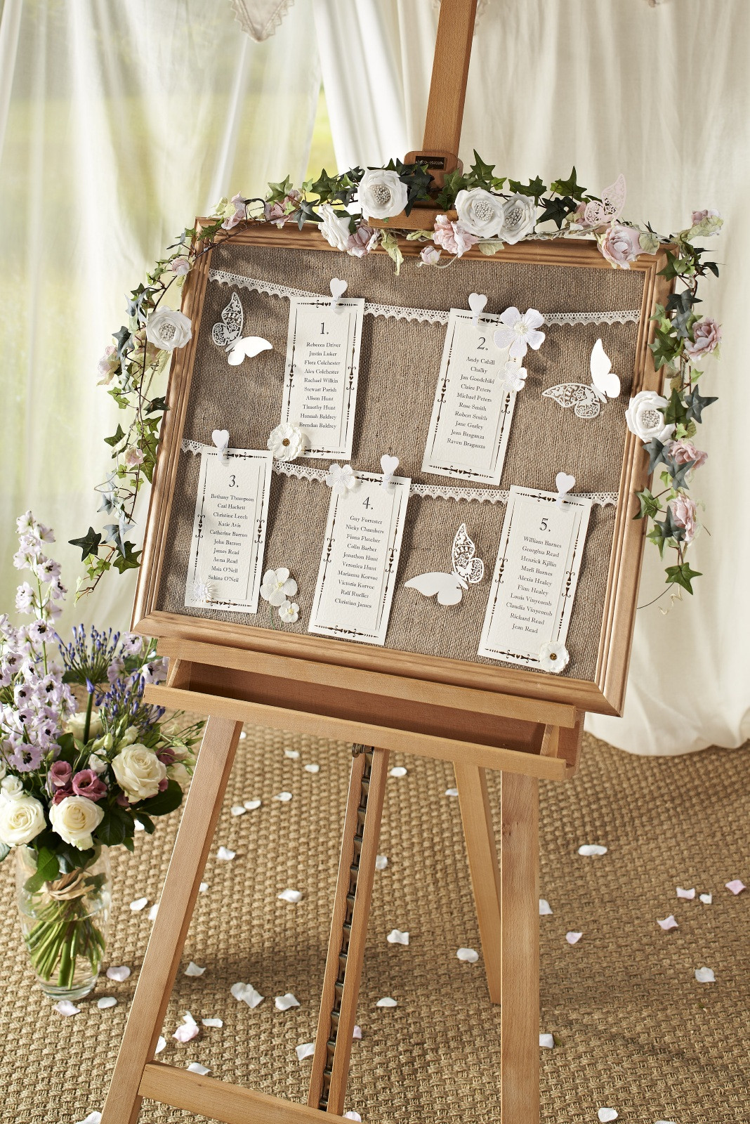 Wedding Table Decorations DIY
 DIY Vintage Wedding Table Chart Hobbycraft Blog