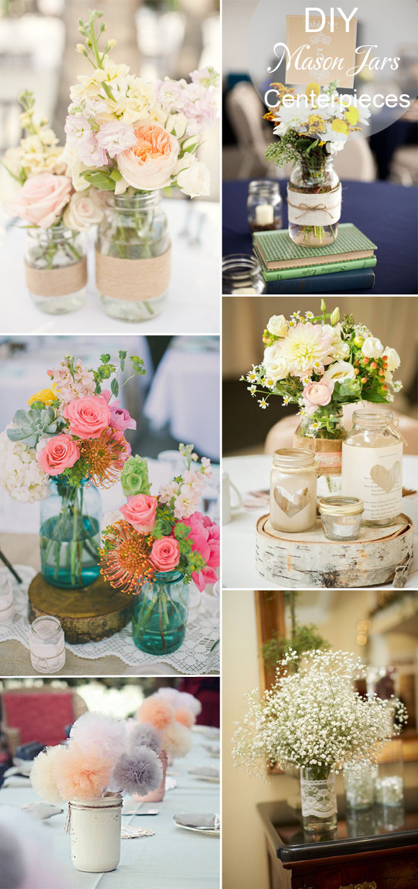 Wedding Table Decorations DIY
 40 DIY Wedding Centerpieces Ideas for Your Reception