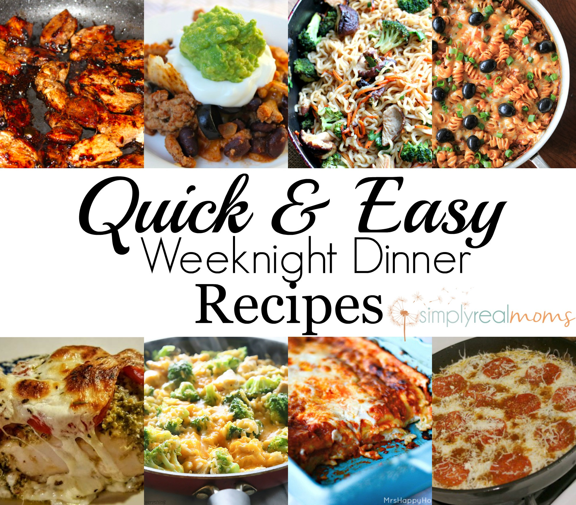 Weeknight Dinners Ideas
 Easy Weeknight Dinner Recipes Simply Real Moms
