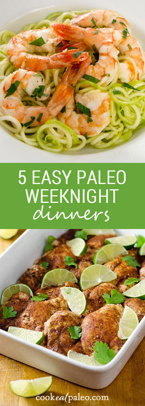 Weeknight Dinners Ideas
 5 Easy Paleo Dinner Recipes for Busy Weeknights