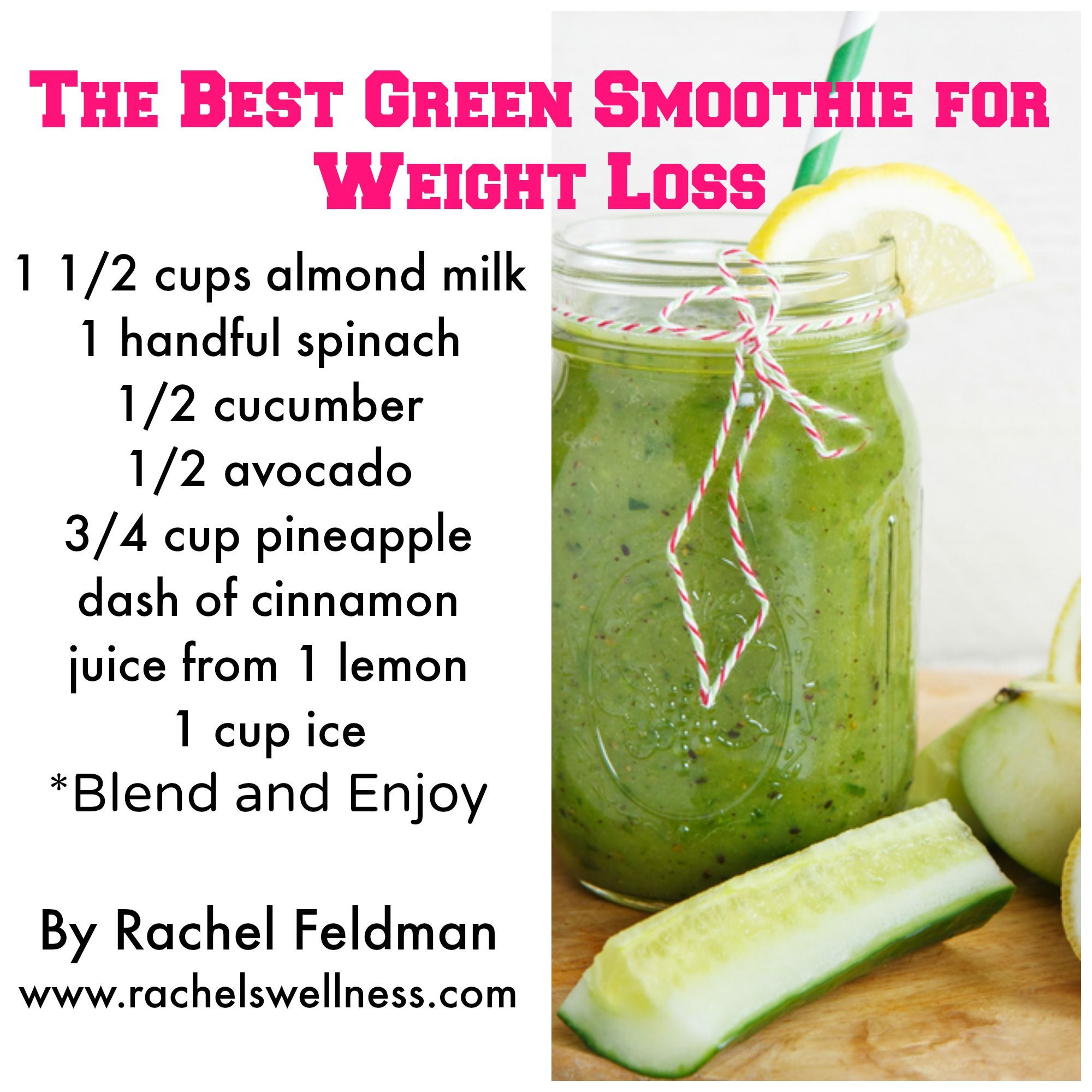 Weight Loss Drink Recipes
 7 Healthy Green Smoothie Recipes For Weight Loss