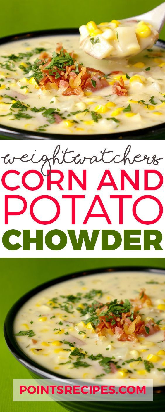 Weight Watcher Corn Chowder
 CORN CHOWDER WEIGHT WATCHERS SMARTPOINTS