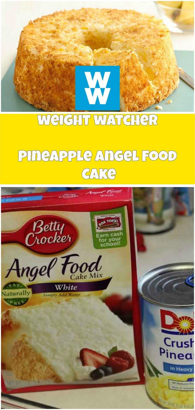 Weight Watcher Pineapple Angel Food Cake
 weight watchers recipes Pineapple Angel Food Cake 5