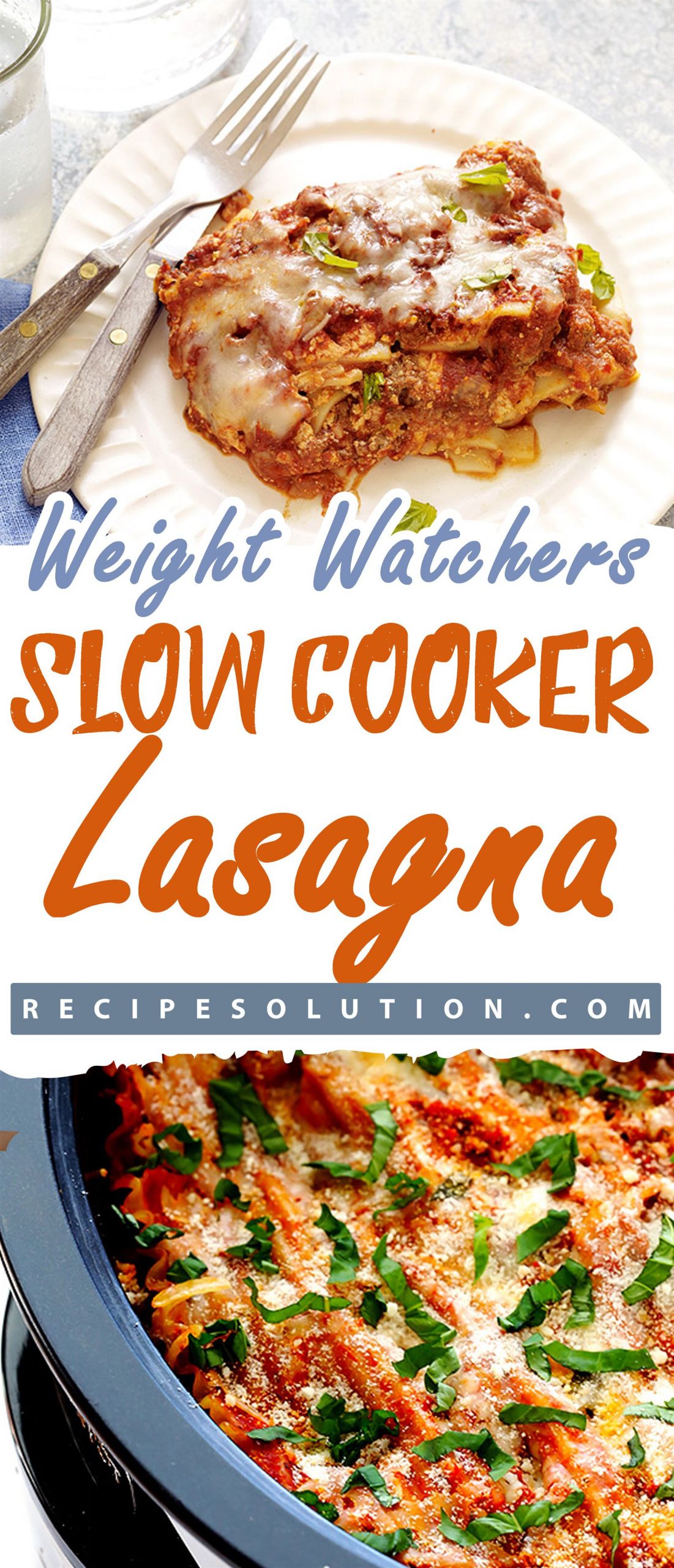 Weight Watcher Slow Cooker Lasagna
 Slow Cooker Lasagna Recipe Solution