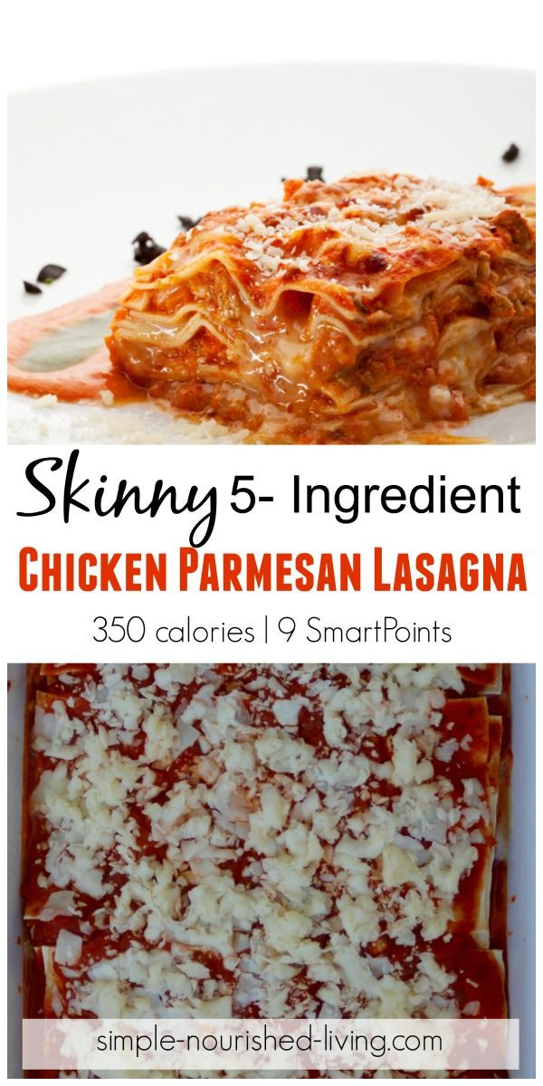 Weight Watcher Slow Cooker Lasagna
 5 Ingre nt Chicken Parmesan Lasagna Recipe