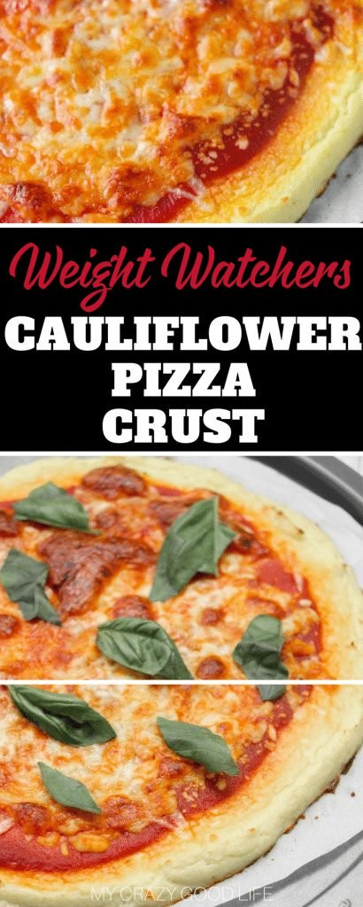 Weight Watchers Pizza Dough
 Weight Watchers Cauliflower Pizza Crust My Crazy Good Life
