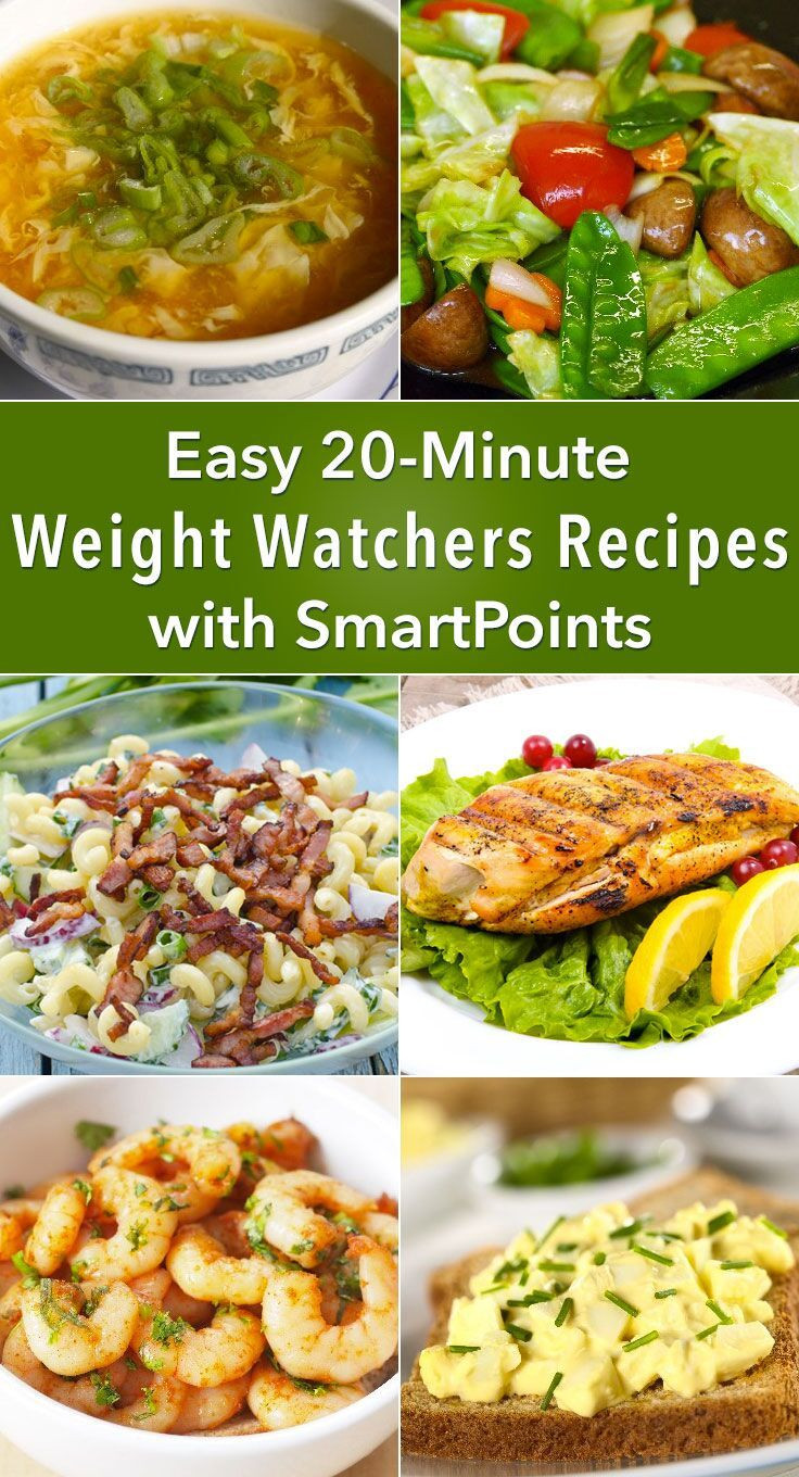 Weight Watchers Recipe Dinner
 Easy 20 Minute Weight Watchers Dinner Recipes with