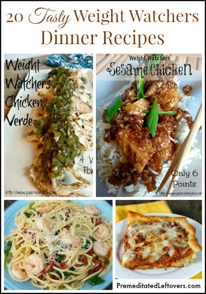 Weight Watchers Recipe Dinner
 20 Weight Watchers Dinner Recipes Premeditated Leftovers™