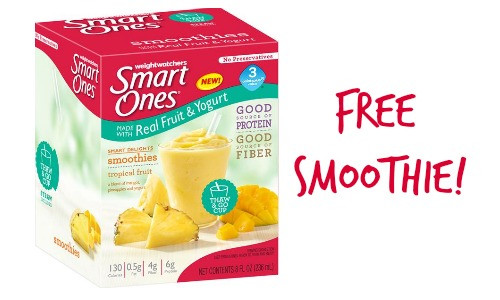 Weight Watchers Smart Ones Smoothies
 Savingstar eCoupon Free Smart es Smoothie Southern