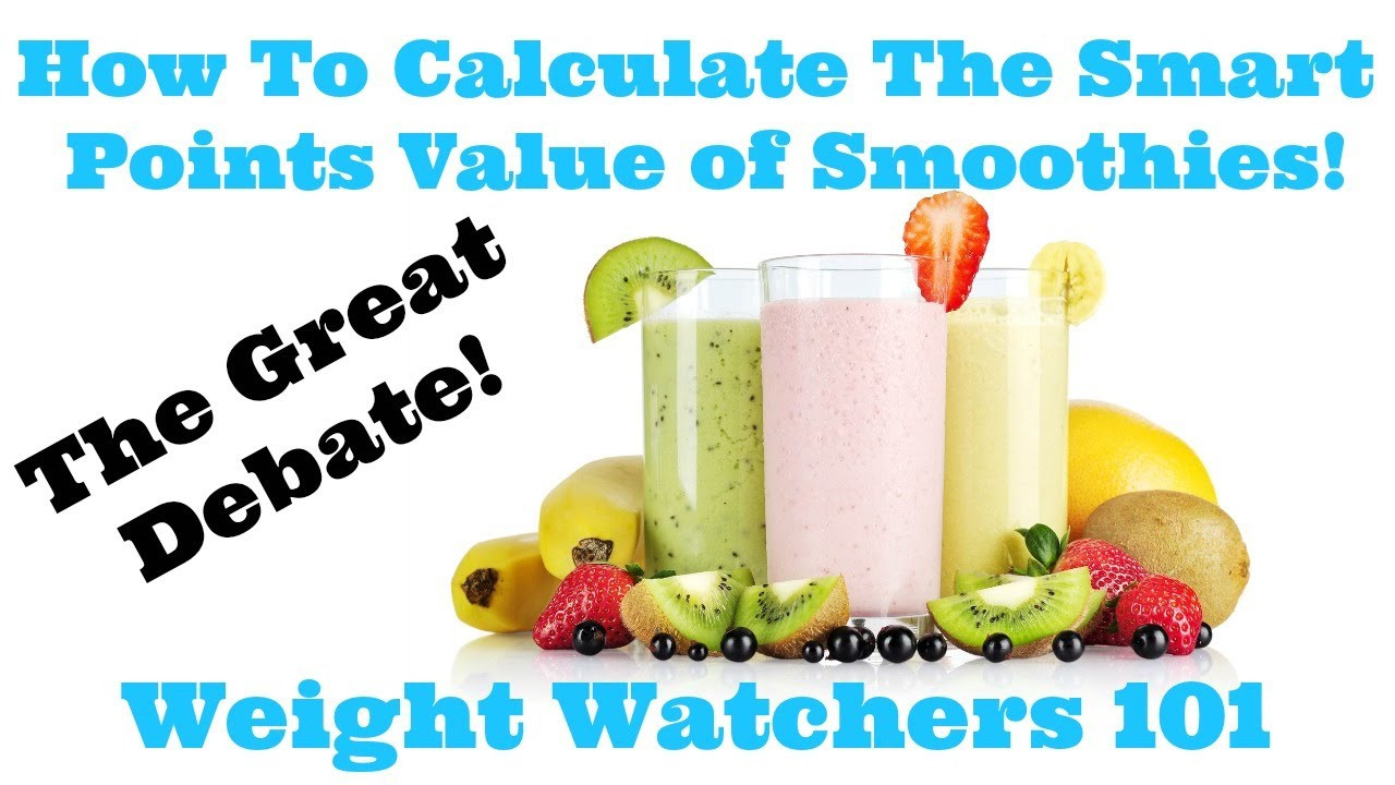 Weight Watchers Smart Ones Smoothies
 How To Calculate The Smart Points Value of Smoothies