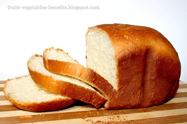White Bread Fiber
 Fruits & Ve ables Benefits best types of bread