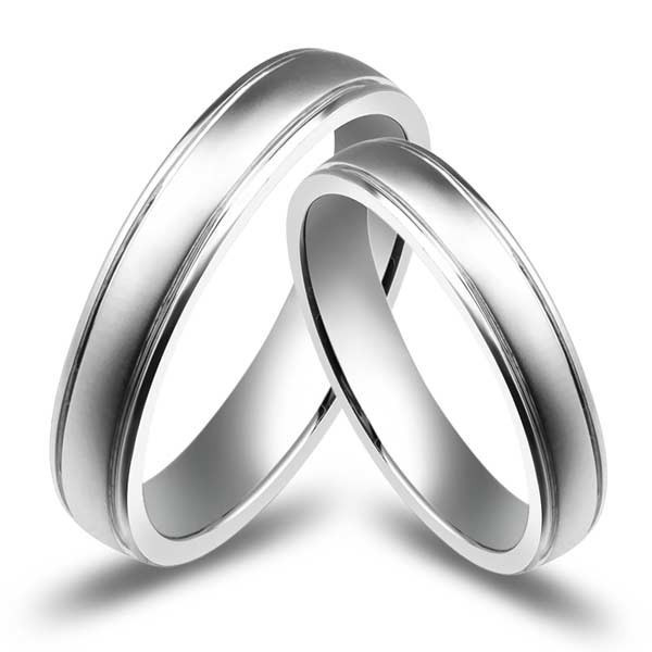 White Gold Wedding Rings
 Precious Marriage Rings Diamond on 10k Gold JeenJewels