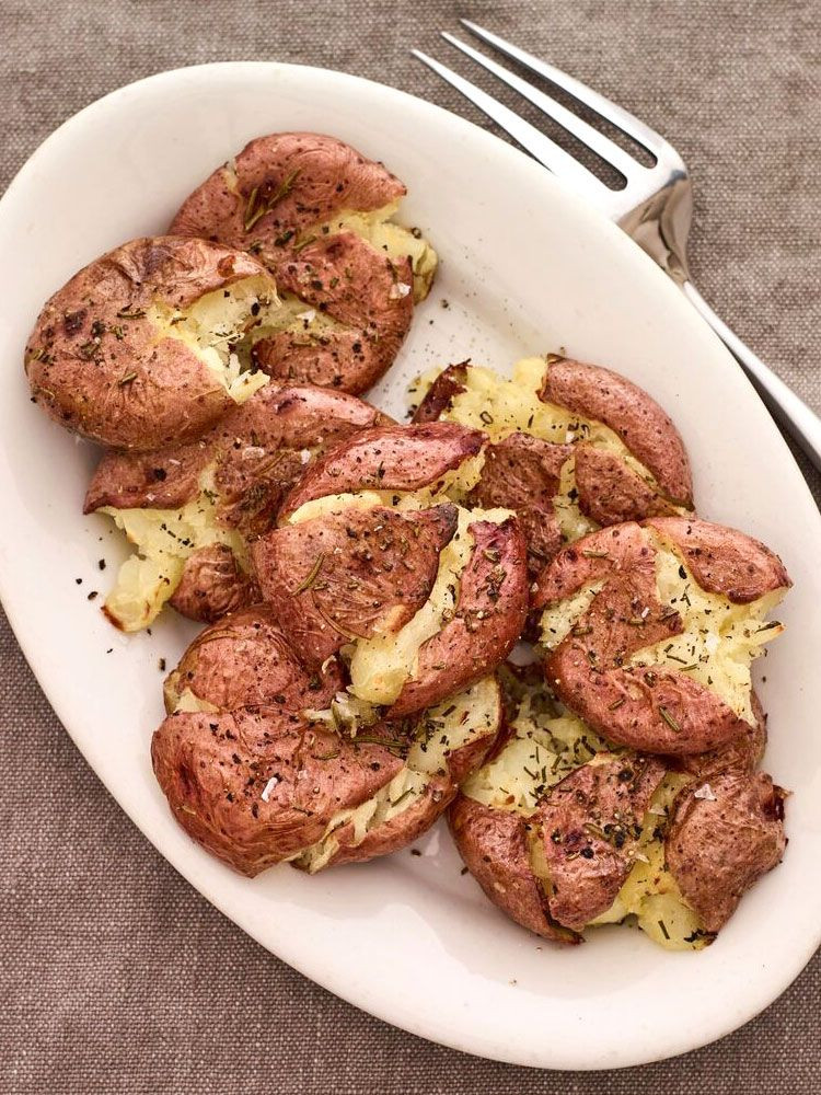Whole Food Passover Menu
 Crispy Smashed New Potatoes Recipe in 2019