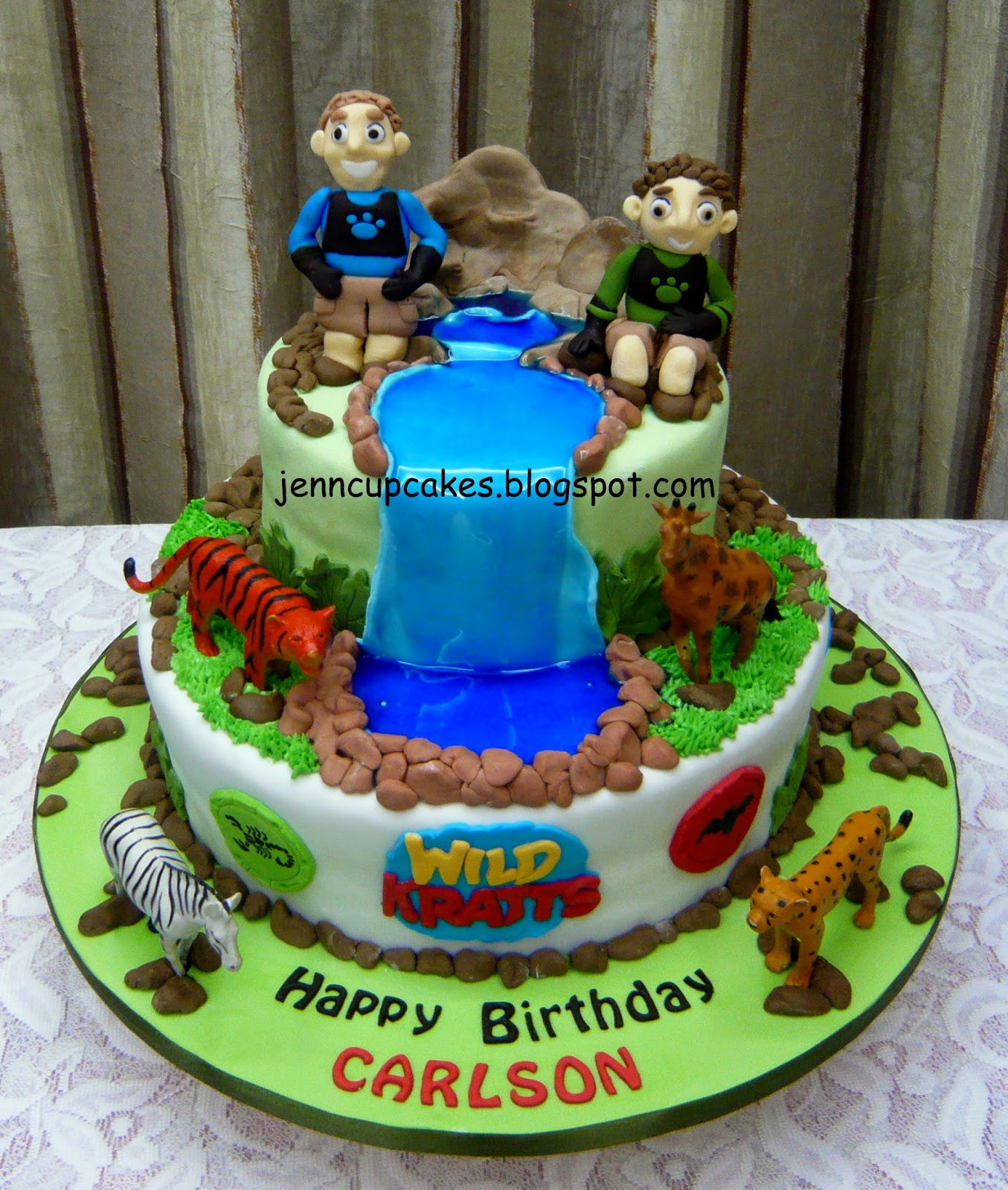 Wild Kratts Birthday Cake
 Jenn Cupcakes & Muffins Wild Kratts Cake